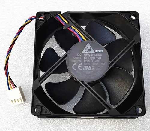 Delta DC Brushless QUR0812SH 12V 0.50A Fan 4pin Cooling Fan DELL P/N:H9MTC-A00