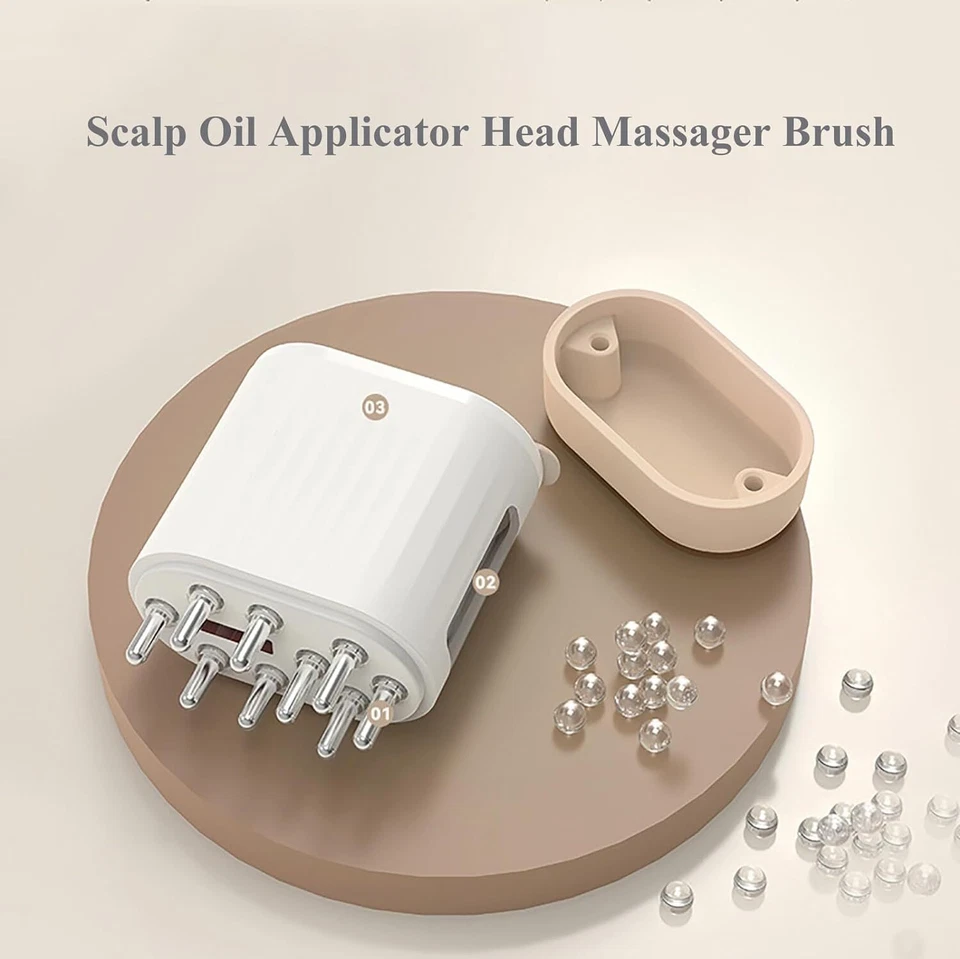 Opossum Hair Oil Applicator Opu Scalp Care Massager Electric Comb 2in1 Brush - Image 4 of 4