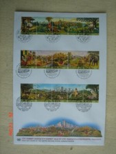 United Nations City Summit Stamps FDC Sc#678-82 Gen#284-88 Vienna#200-04 Habitat