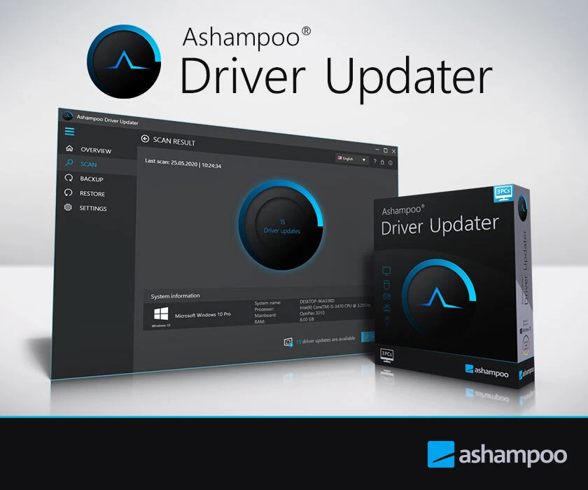 Ashampoo Driver Installer Updater for Windows 10 11 for 3 PCs Authorised Seller - Image 2 of 4