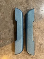 A Pair 1968-1972 Camaro Chevelle Impala Bel Air Buick Malibu Blue Arm Rest Pad