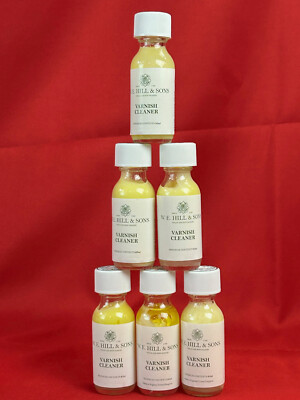 6 x W.E.Hill & Sons Varnish Cleaner 2 Ounce Bottle