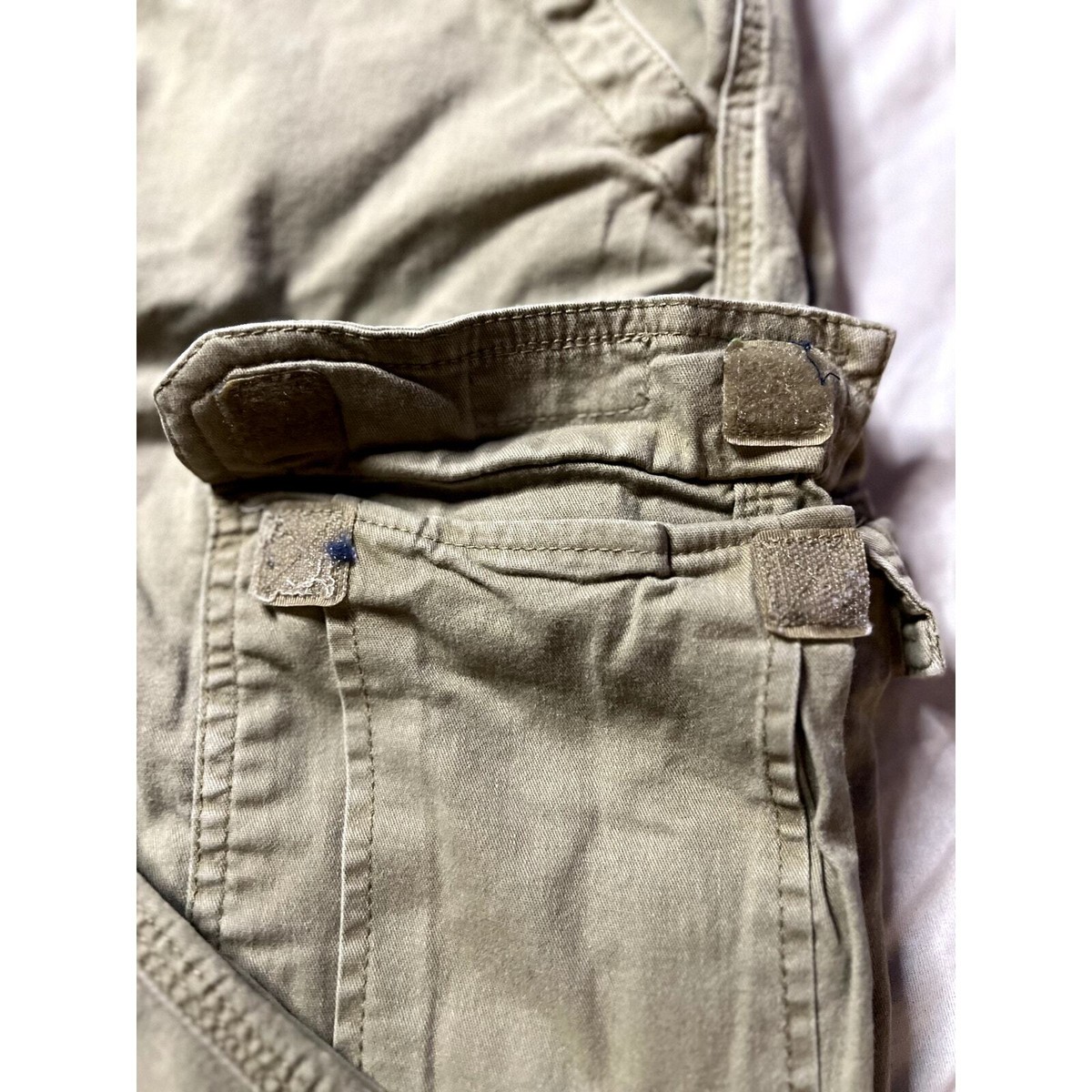 Vintage Wrangler Relaxed Fit Cargo Pants 36x30 Beige Men's RN