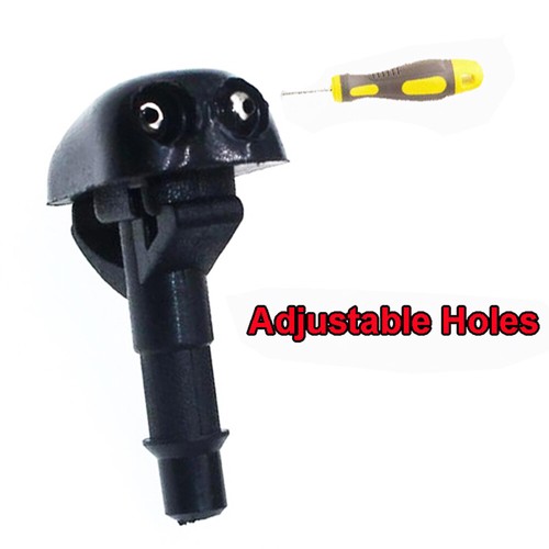 2Pcs Front Windshield Wiper Washer Hood Jet Nozzle For Mitsubishi Carisma - Picture 4 of 7