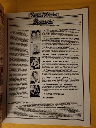 Femme Fatales 1992 CFQ Media, Many available, Pick yours. Excellent condition! - Picture 297 of 698
