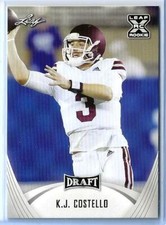 🔥 (25) cards Lot/Set K.J COSTELLO 2021 leaf draft #12 XRC Rookie card Stanford