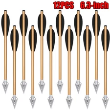 12PCS Aluminium Crossbow Bolts Blade Arrows Hunting For Mini Pistol Crossbow