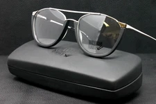 William Rast Eyeglasses Men's Matte Black Silver Aviator 52mm WRO-1010-C1