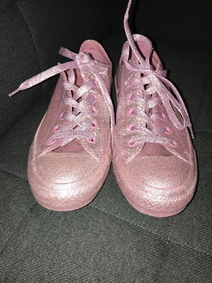 converse pink glitter shoes