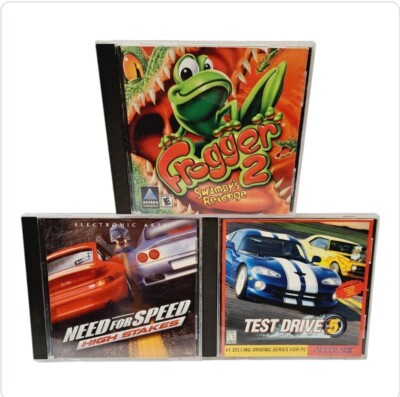 Lot Frogger 2 Swampy's Revenge Need For Speed Test Drive CD ROM PC Windows 95/98