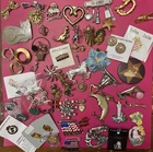 Used Vintage and  Pre-owned costume jewelry-pins and brooches- LOT As Pictured.