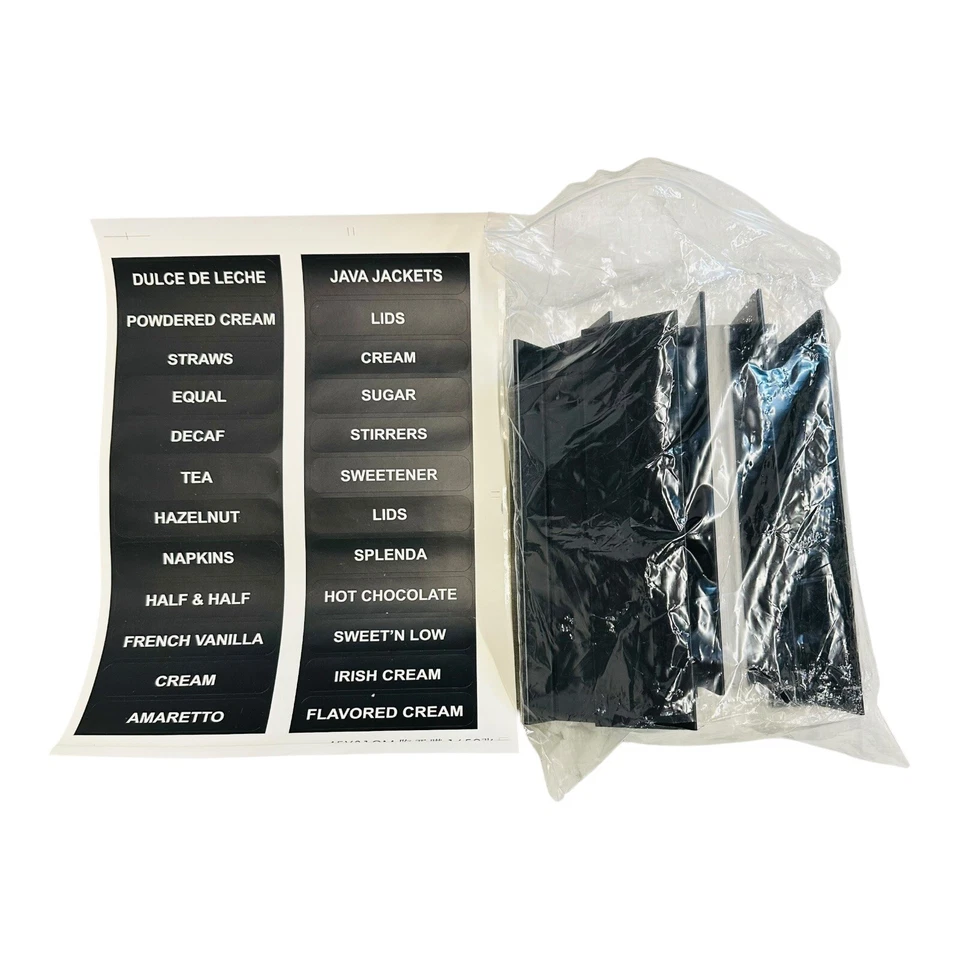 Organizador vertical de condimentos Vertiflex 9 compartimentos 14,5 x 11,75 x 15, negro Foto 2 de 4