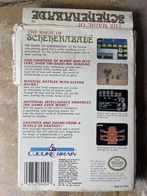 The Magic of Scheherazade NES Nintendo **BOX ONLY, SEE DESC**