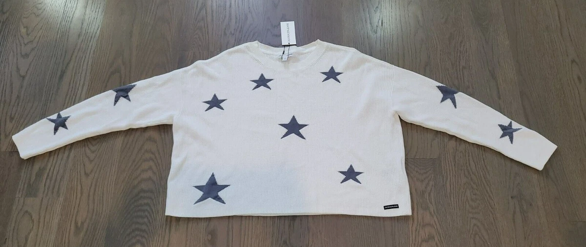 Blue sweater best sale with white stars