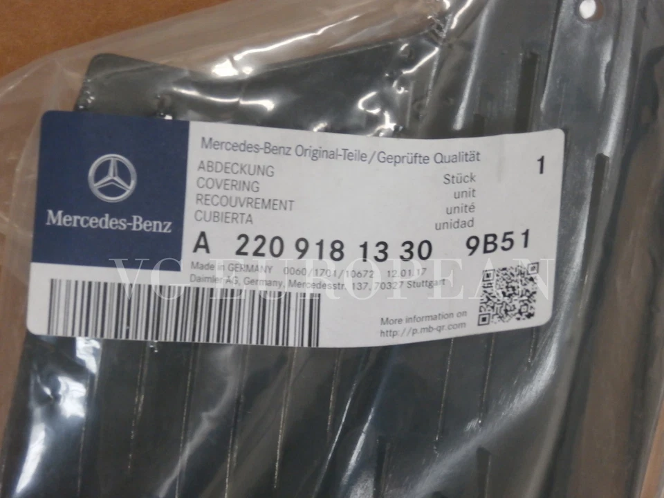 Cubierta de moldura lateral izquierda asiento conductor mercedes-benz w220 clase s 2000-2002 s500 s430 Foto 3 de 3