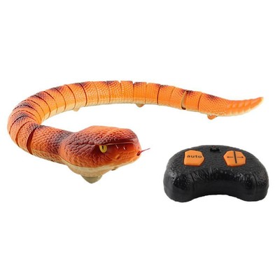 Infrared Remote Control RC Mock Orange Snake Prank Joke ...