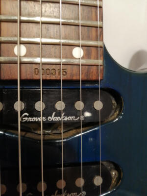 GROVER JACKSON SOLOIST SEE THROUGH BLUE ELECTRIC GUITAR 584642 | eBay