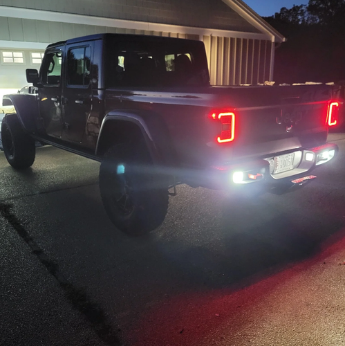 ORACLE Lighting Rear Bumper LED Reverse Lights For 2020-2023 Jeep Gladiator JT - Picture 17 of 21