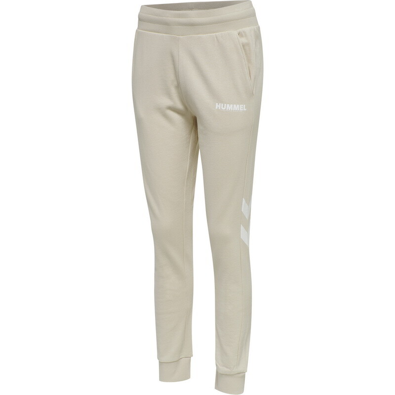 HmlGO COTTON PANT WOMAN - GREY MELANGE - Hummel
