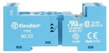 1 x 1 x Finder Relay Socket, 250V ac for use with 60.13