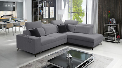Ecksofa Sofa Schlaffunktion BARTONO VII MIX Bettkasten Eckcouch Farbe wählbar