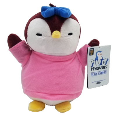 Pudgy Penguinsぬいぐるみ Pudgy Penguin Plush Collectible Figure Adopt Forever Friend Pink