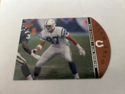1996 Upper Deck Team Trio Football Card TT9 Sean Dawkins Indianapolis Colts NmMt