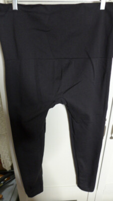SPANX Shape Wear Leggings Black Tum Control 3X HIgh Rise Ankle Skinny Yoga Pants