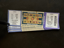 FOUR FULL SEQUENTIAL TICKETS 2004 MEN'S SEC CHAMPIONSHIP SESSION 2 @GEORGIA DOME