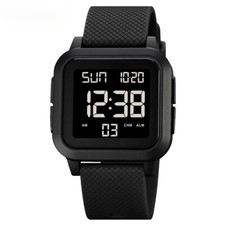 Men's Military Sports Watch LED Screen Large Digital Face Waterproof Wristwatch