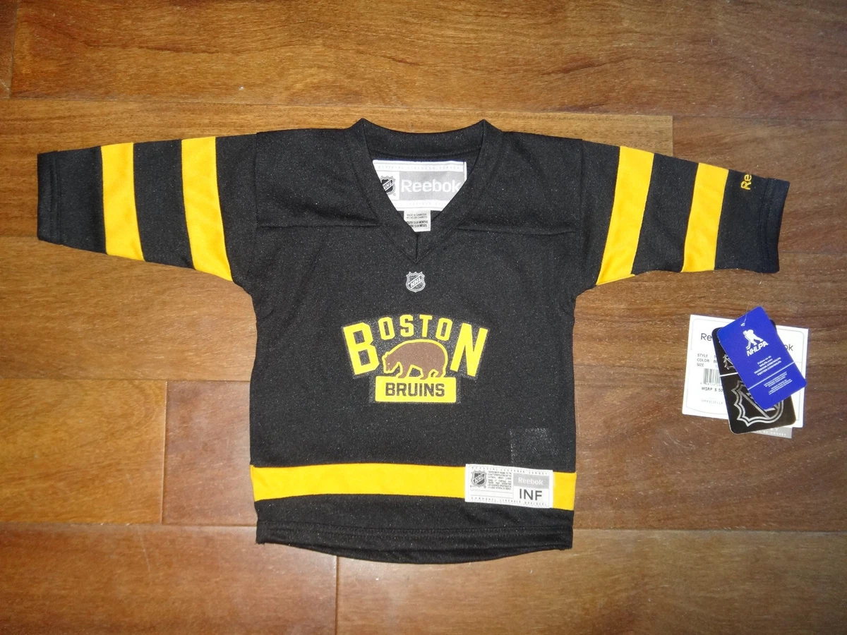 Infant Boston Bruins Patrice Bergeron Black Replica Player Jersey