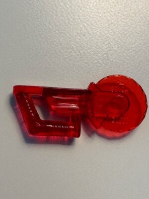 New RARE Lego Trans Red Saw for mini figure