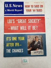 U.S. News & World Report Magazine November 23, 1964 LBJ Great Society Viceroy A