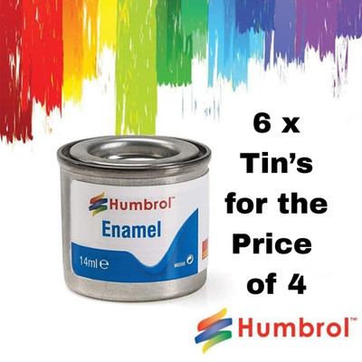 HUMBROL Emaille Modellierlack 14ml ALLE FARBEN Matt Glanz Satin Metallic Airfix