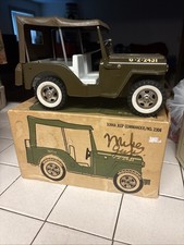 Vintage Tonka 2304 Jeep Army Green Military Commander Vehicle G-2-2431 Box
