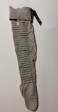 Single Darker Wavs Dolls Kill Leg Warmer Boot Cover Light Gray OS NWT