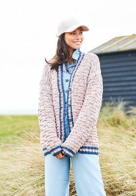 10104 Stylecraft Erwachsene Damen Strickjacken Rundhals und V-Ausschnitt - Grobstrick