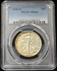 PCGS MS64 1946-S US Walking Liberty Half Dollar Silver Coin 50C-145