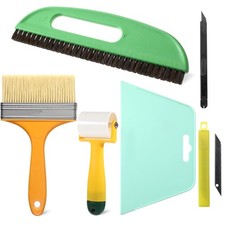 Wallpaper Smoothing Tool Kit, Wall Paper Stick Set, with Wallpaper...
