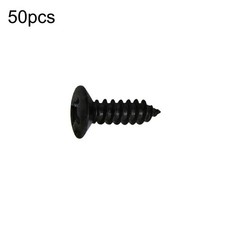 50Pcs Black Electric Guitar Bass Pickguard Screws For Fender Strat/Tele C