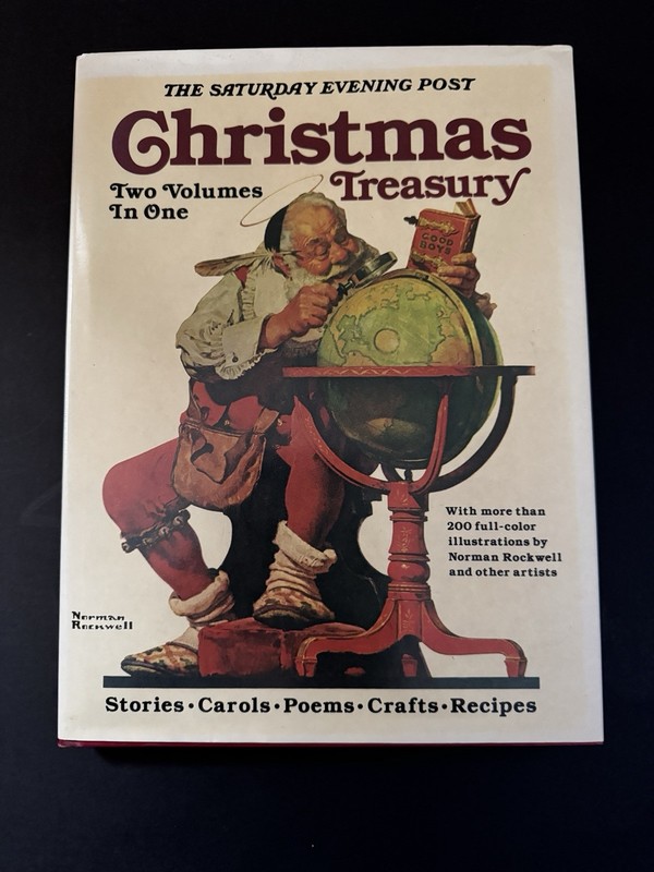 The Saturday Evening Post Christmas Treasury Two Volumes in One HC/DJ  1986