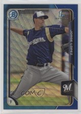 2015 Bowman Chrome Prospects Blue Wave Refractor Jorge Lopez #BCP39 a3i