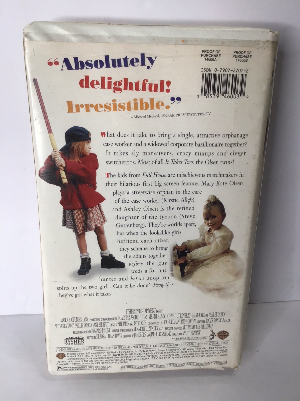 It Takes Two VHS Clamshell Family Entertainment 1996