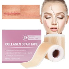 Silicone Scar Tape C-Section Strip 1.6x59 Inch Silicone Scar Removal Strips 
