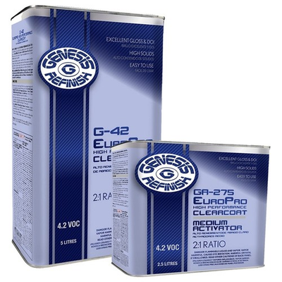 #ad #ad Genesis Refinish EuroPro 2:1 Clearcoat amp; Medium Activator 7. 5 Ltr. Kit $159.99