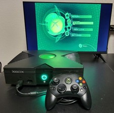 Microsoft Original Xbox V1.0 - Fully Restored & Recapped(Cables,Controller,Game)