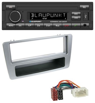 Blaupunkt USB DAB MP3 Bluetooth Autoradio für Honda Civic 01-03 silber man. Klim