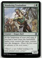 Wandering Troubadour 210 Nm Forgotten Realms Afr Magic Mtg Wandering Troubadour 210 Nm Forgotten Realms Afr Magic Mtg