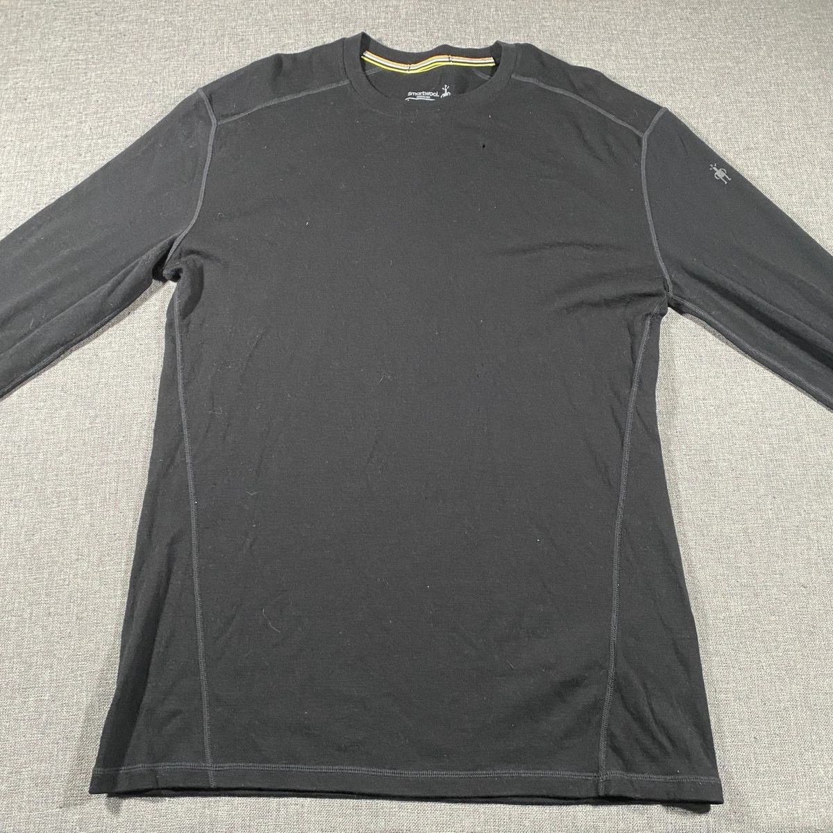 Tee-shirt de rando Smartwool M's Merino Sport 150 L/S Crew Tibetan Red Heather/B