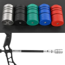 Archery Stabilizer Weight Balance Bar Rod Riser Compound Bow Hunting Freestyle